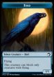 Spirit    Bird Double-Sided Token [Innistrad: Midnight Hunt Tokens] Online Hot Sale