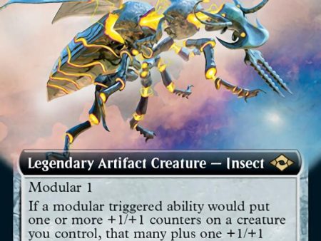 Zabaz, the Glimmerwasp (Extended Art) [Modern Horizons 2] Discount