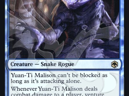 Yuan-Ti Malison (Ampersand Promo) [Dungeons & Dragons: Adventures in the Forgotten Realms Promos] Discount