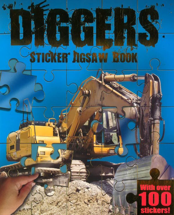 S & A Jigsaws: Diggers Sticker Jigsaw Book Online now